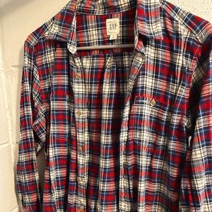 GAP Flannel plaid shirt